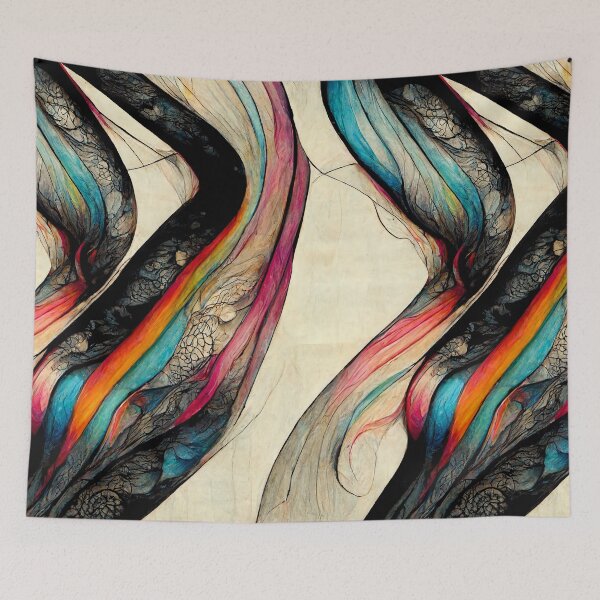 Item preview, Colorful waves (2/4) designed and sold by sabantha.
