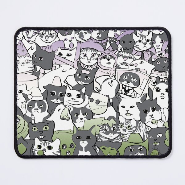 Item preview, Genderqueer Pride Cats designed and sold by SavvytabbyArt.