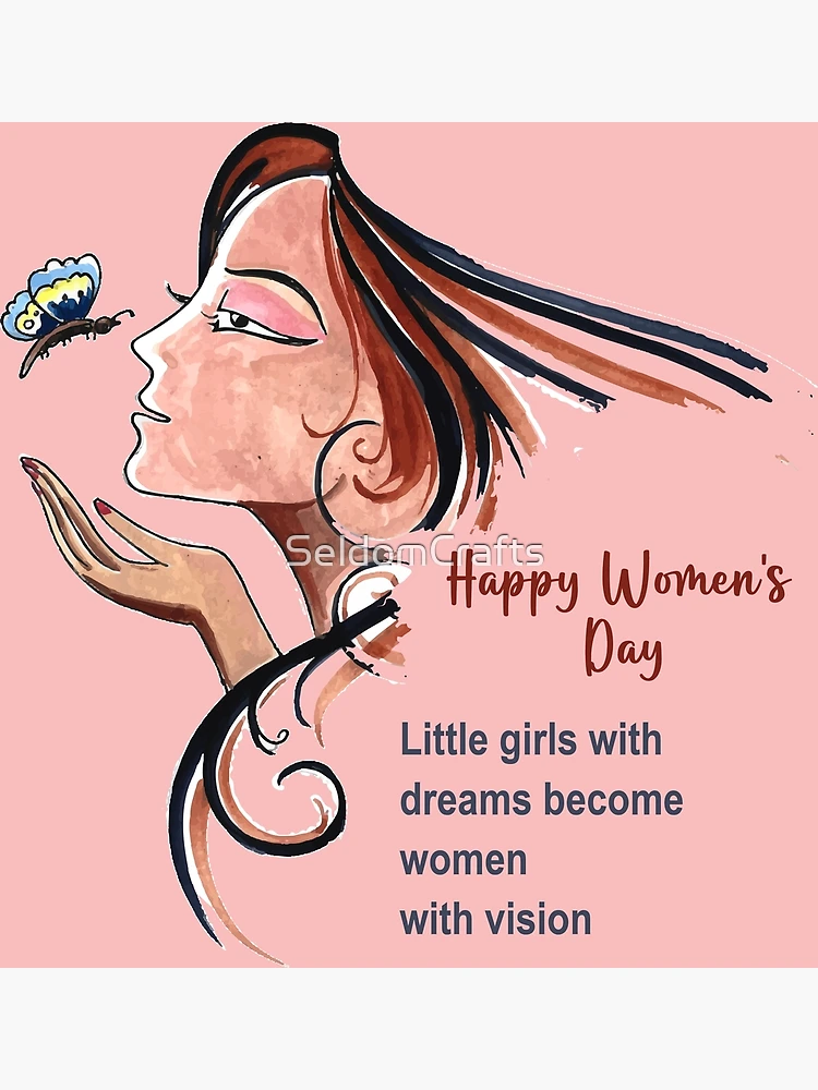 women,girls,womens day, women empowerment,vintage,womens quotes,sister,mother,aunt,birthday  gift,gifts,saying,women quotes Poster by Yousef's Gallery