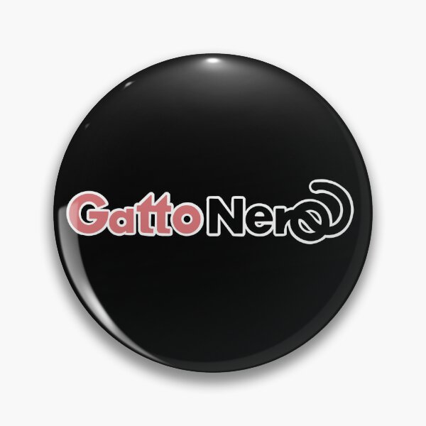 Item preview, Gatto Nero Logo designed and sold by KittiesNMitties.