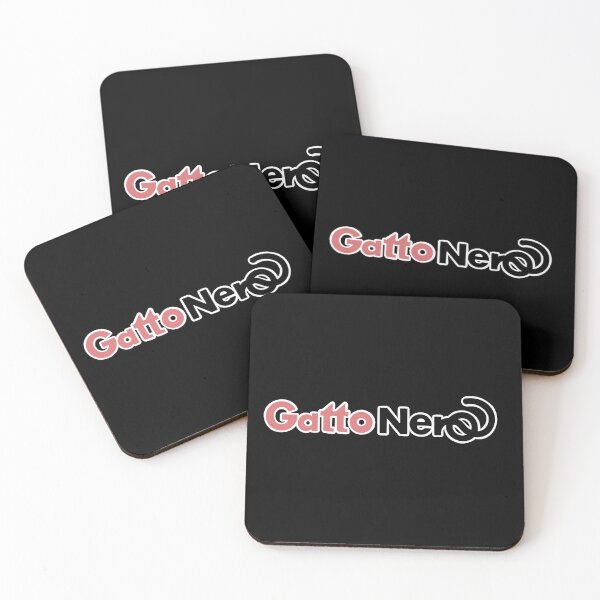 Item preview, Gatto Nero Logo designed and sold by KittiesNMitties.