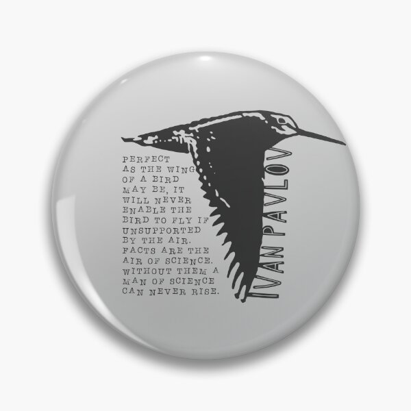 Item preview, Pavlovian Bird Wings Quote (Gray) designed and sold by abawizard.