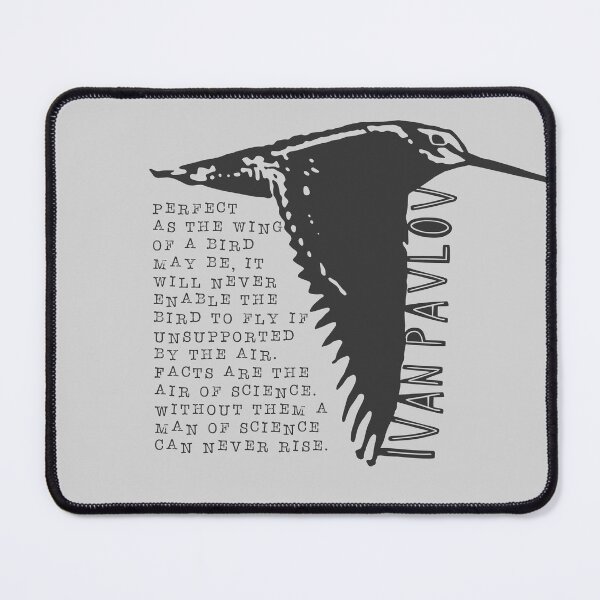 Item preview, Pavlovian Bird Wings Quote (Gray) designed and sold by abawizard.