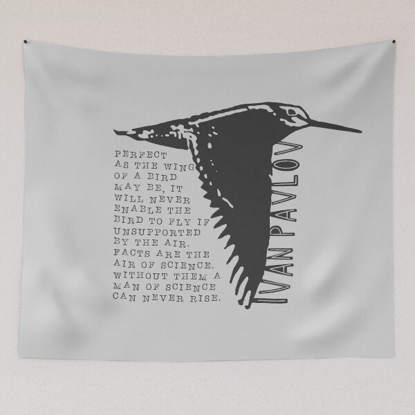 Item preview, Pavlovian Bird Wings Quote (Gray) designed and sold by abawizard.