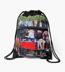 Horse and Carriage Drawstring Bag