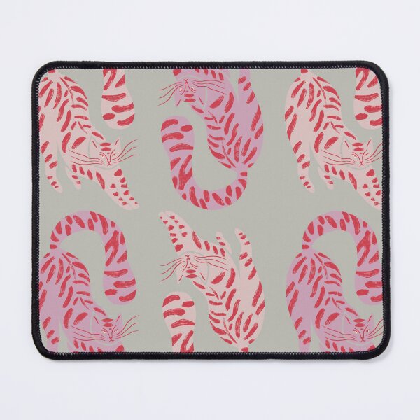 Item preview, Cute Jungle Tigers Pattern In Muted Colors Pale Green designed and sold by scorpiolane.