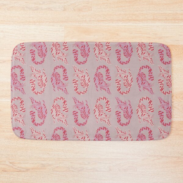 Item preview, Cute Jungle Tigers Pattern In Muted Colors Pale Pink designed and sold by scorpiolane.