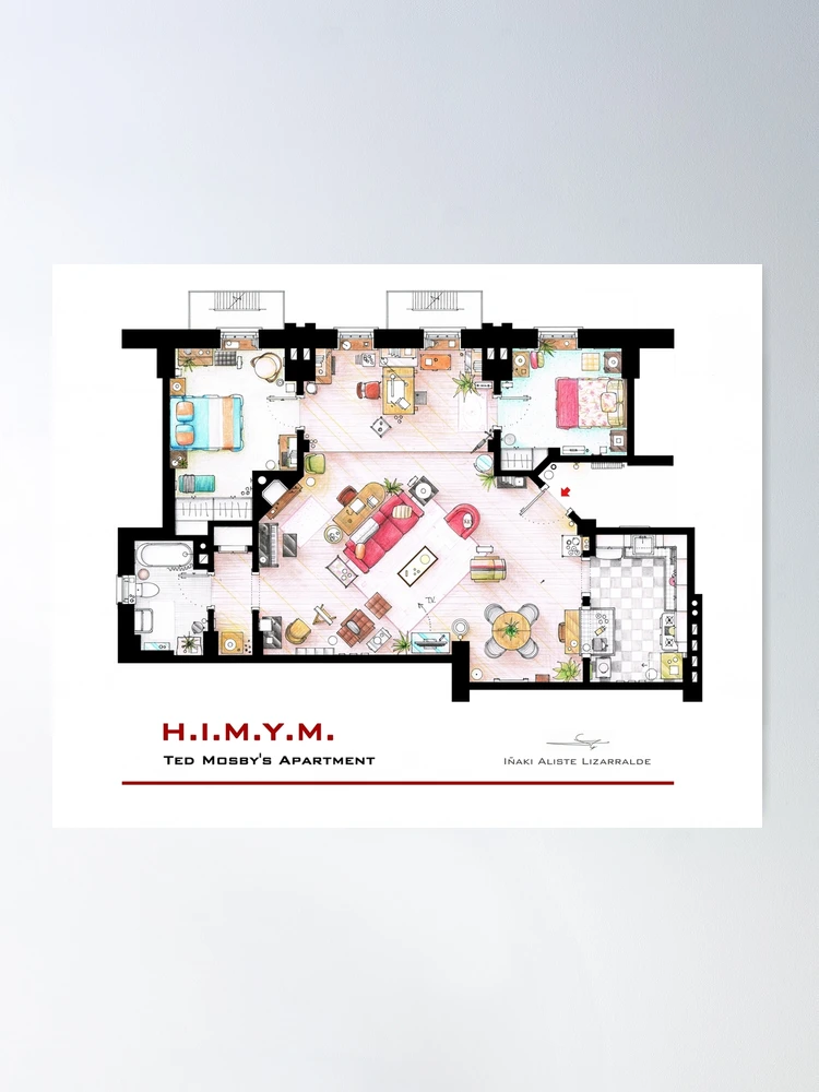 Dunder Mifflin Floor Plan Art Board Print for Sale by zoeandsons