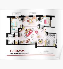 Ted Mosby's apartment from 'HIMYM' Poster