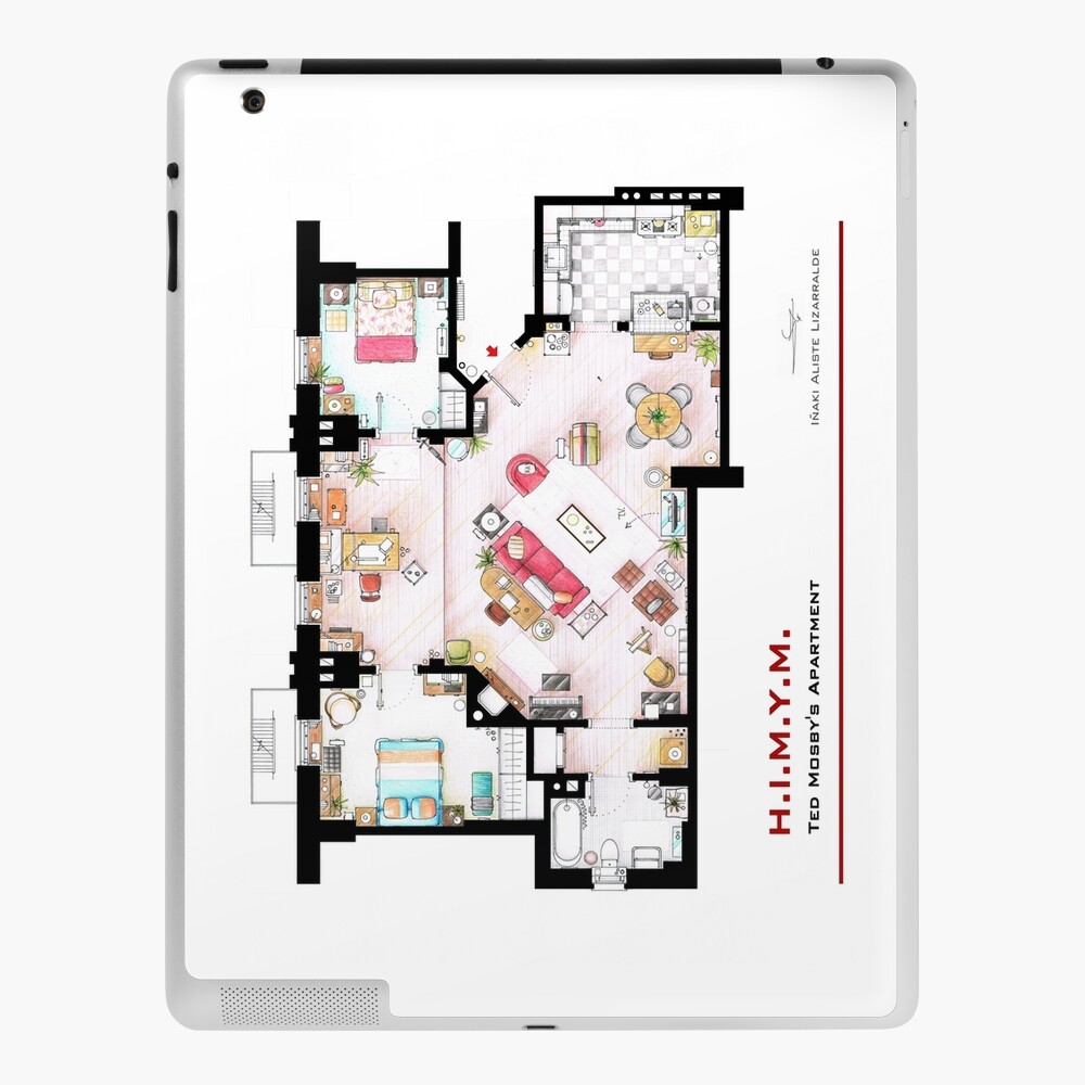 Barney Stinson's apartment iPad Case & Skin by Iñaki Aliste Lizarralde