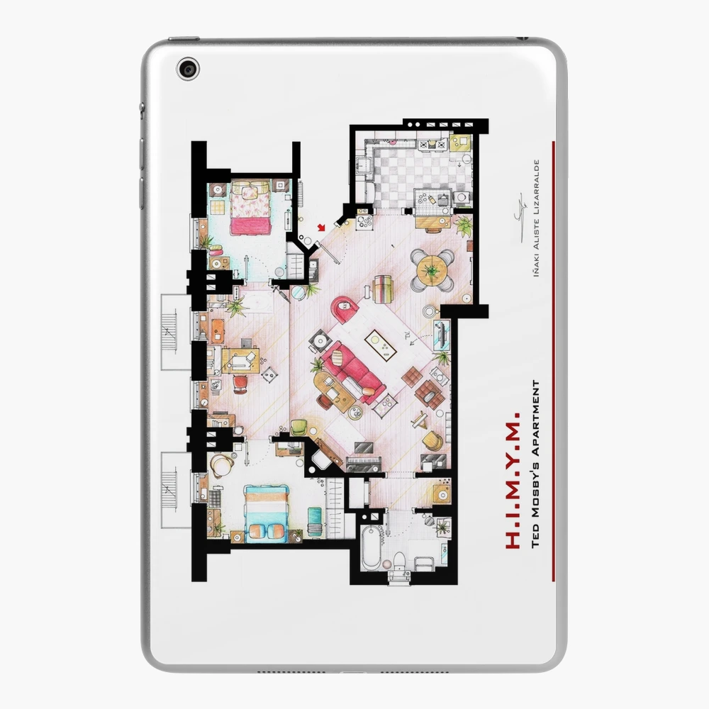 Barney Stinson's apartment iPad Case & Skin by Iñaki Aliste Lizarralde