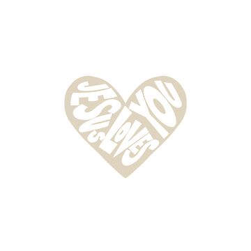 Artwork thumbnail, Jesus Loves You by kkcreates