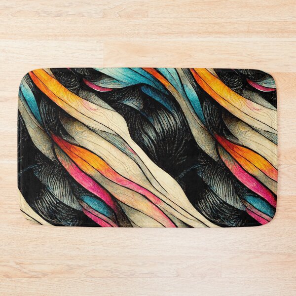 Item preview, Colorful waves (4/4) designed and sold by sabantha.