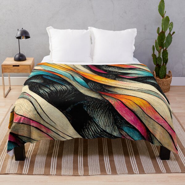 Item preview, Colorful waves (4/4) designed and sold by sabantha.