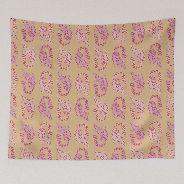 Item preview, Cute Jungle Tigers Pattern In Muted Colors Honey Yellow designed and sold by scorpiolane.