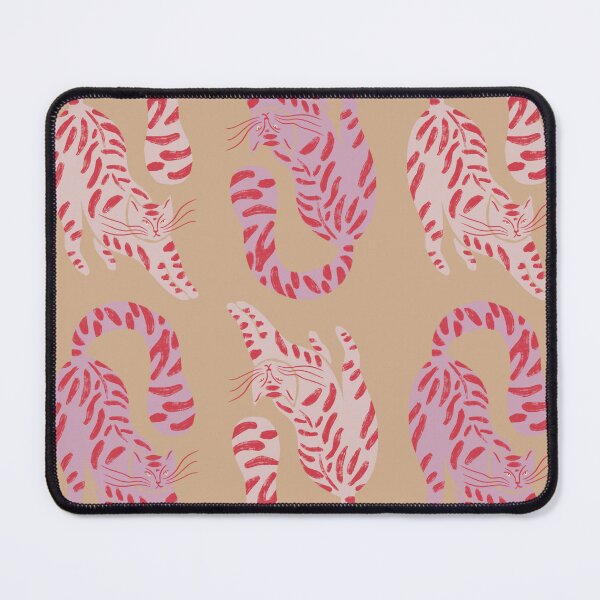 Item preview, Cute Jungle Tigers Pattern In Muted Colors Peach Yellow designed and sold by scorpiolane.