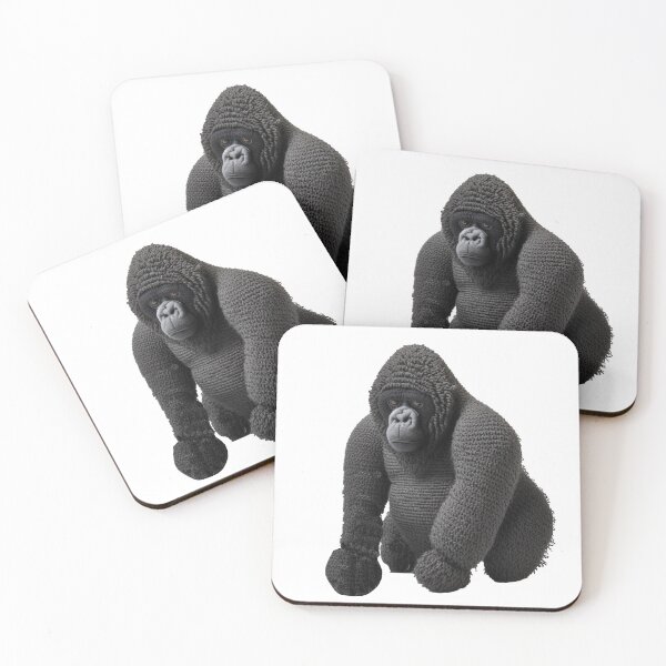 Item preview, Knitted Mountain Gorilla Strong Gorilla designed and sold by Brockinator.