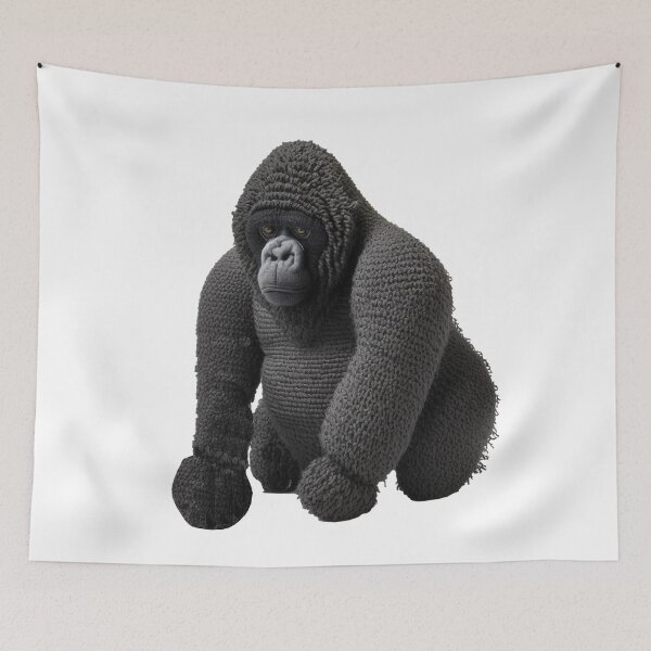 Item preview, Knitted Mountain Gorilla Strong Gorilla designed and sold by Brockinator.