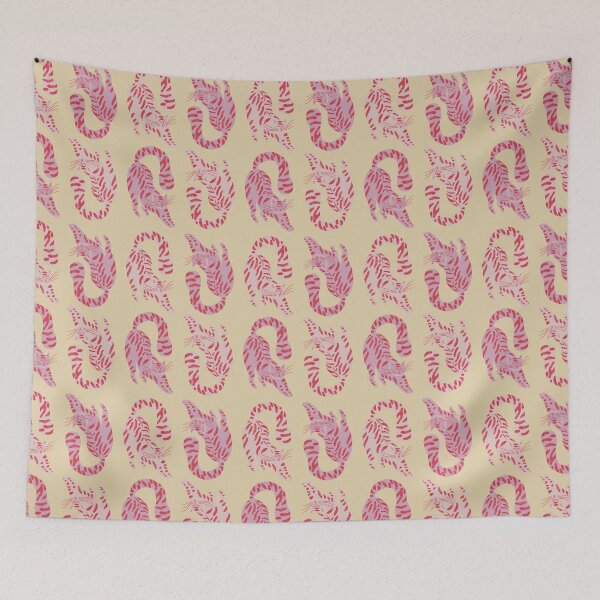 Item preview, Cute Jungle Tigers Pattern In Muted Colors Yellow designed and sold by scorpiolane.
