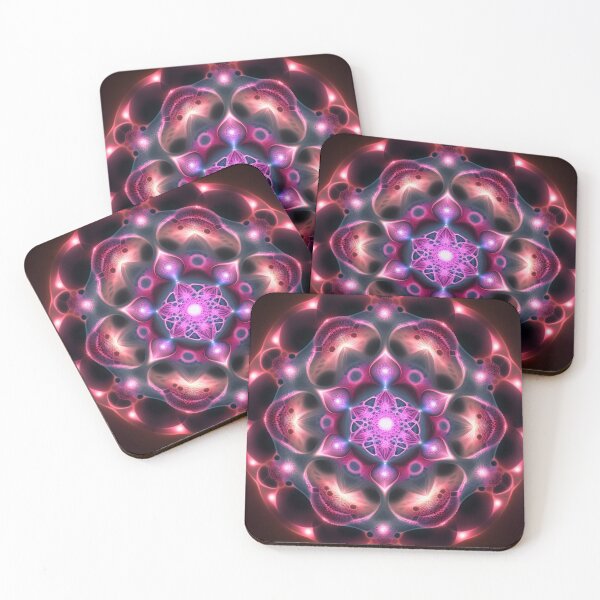Item preview, Pink Neon Mandala Pattern designed and sold by AdamesArtStudio.