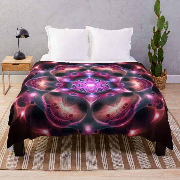 Item preview, Pink Neon Mandala Pattern designed and sold by AdamesArtStudio.