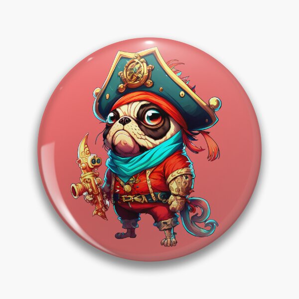 Item preview, Pug Pirates In Space 6 designed and sold by TheSillySartor.