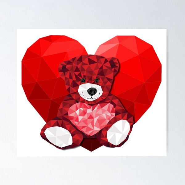 Item preview, Love heart bear designed and sold by Yelenaday.