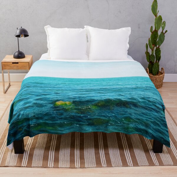 Item preview, Wavy Black Sea with some underwater stones designed and sold by helenkaiy.