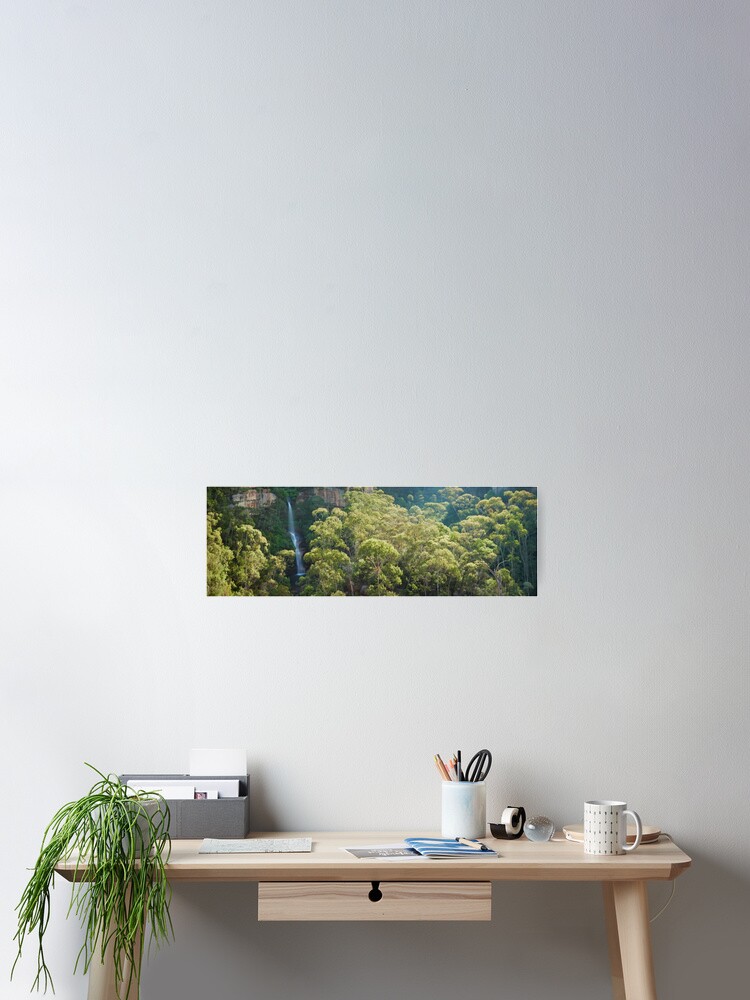 Thumbnail 2 of 3, Poster, Minnehaha Falls, Katoomba, New South Wales, Australia designed and sold by Chockstone.