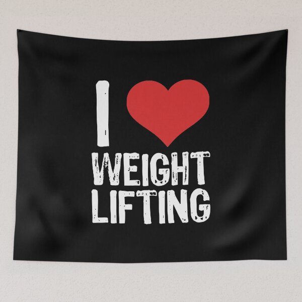 Item preview, I Love Weight Lifting designed and sold by The "I Love Everything" Shop.