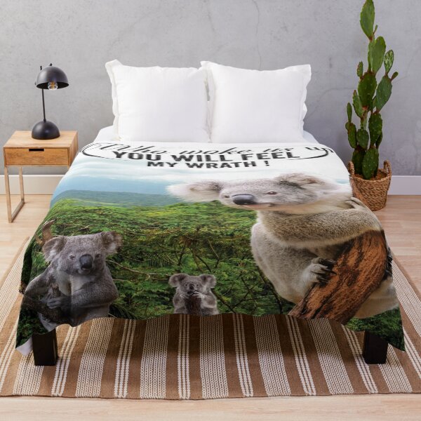 Item preview, koala design, 3 koala in forest : Who woke us up, YOU WILL FEEL MY WRATH! designed and sold by BAYIDESIGNER.