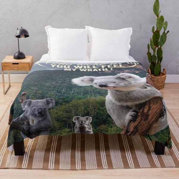 Item preview, koala design : Who woke us up, YOU WILL FEEL MY WRATH! designed and sold by BAYIDESIGNER.