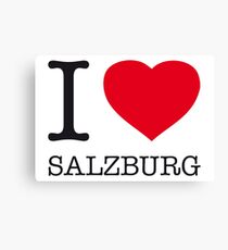I ♥ SALZBURG Canvas Print