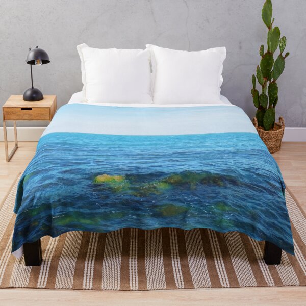 Item preview, Wavy Black Sea with some underwater stones designed and sold by helenkaiy.