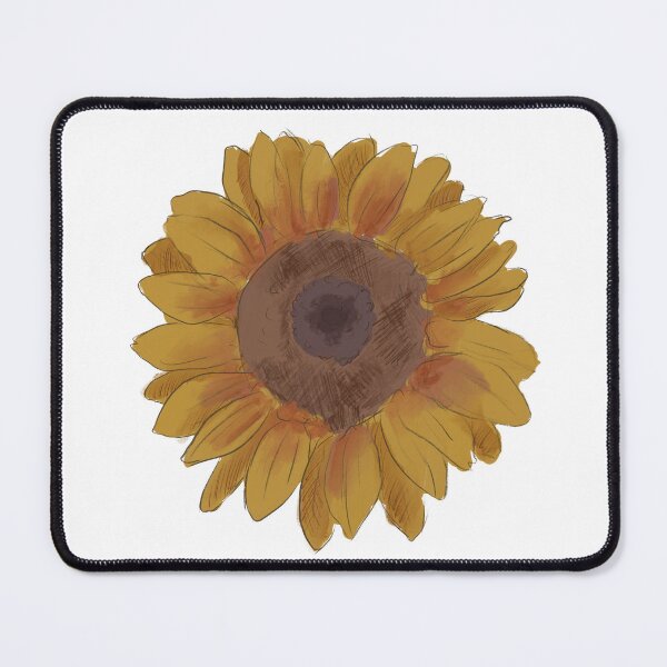Item preview, A Sunflower Gouache Painting designed and sold by anatovas.
