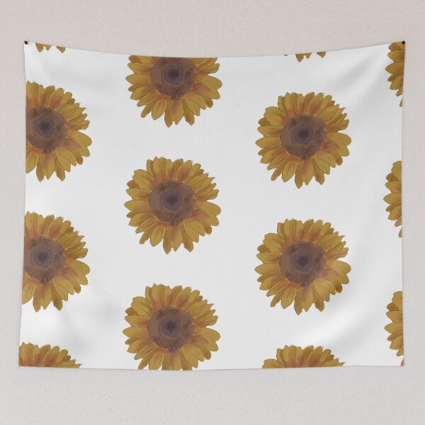 Item preview, A Sunflower Gouache Painting designed and sold by anatovas.