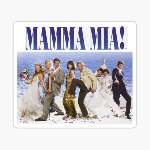 Aperçu de l'œuvre Mamma Mia Cast Poster créée et vendue par Candice-Iva.