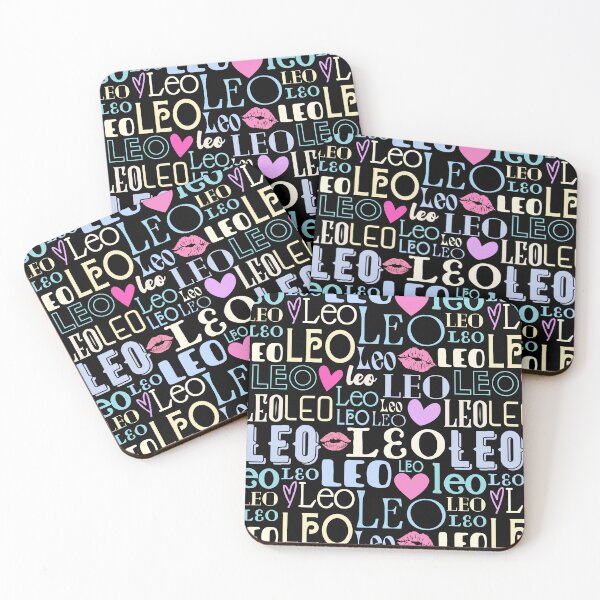 Item preview, Leo Pattern With Hearts and Kisses designed and sold by Hellofriendco.