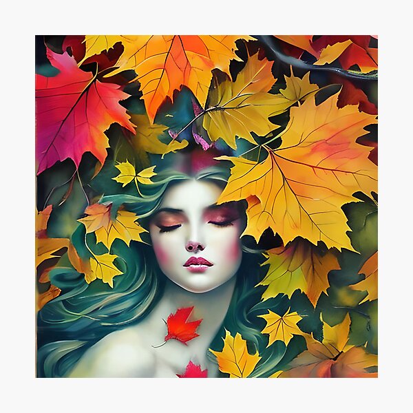 Item preview, Mother earth in Autumn colors designed and sold by PravTheGeek.