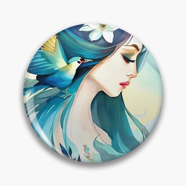 Item preview, Mother earth with Birds and Flowers designed and sold by PravTheGeek.