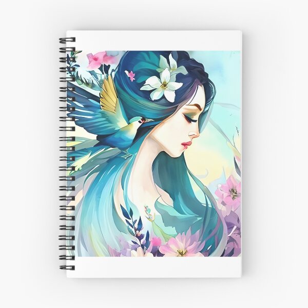 Item preview, Mother earth with Birds and Flowers designed and sold by PravTheGeek.