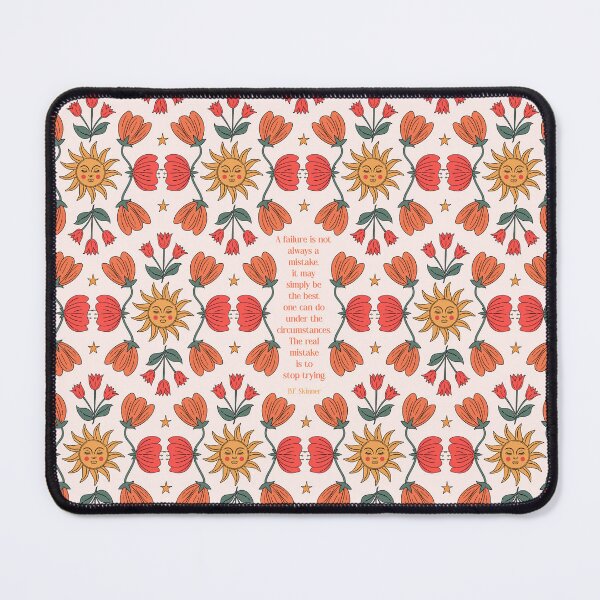 Item preview, Skinner Quote Sun Retro Seamless Print designed and sold by abawizard.