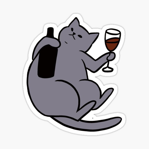 Artikel-Vorschau von Wein Katze, designt und verkauft von JentleArt.