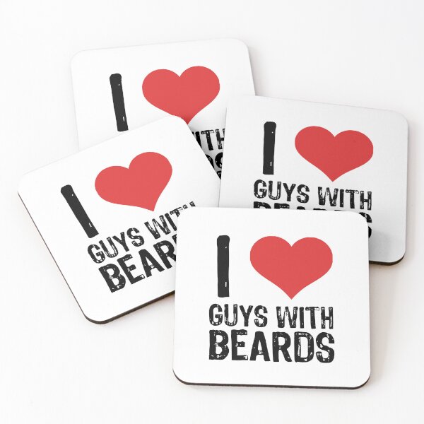 Item preview, I Love Guys with Beards designed and sold by The "I Love Everything" Shop.