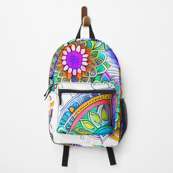 Item preview, Stealthy cat in flower garden and spring, Mandala designed and sold by SarezArtdesing.
