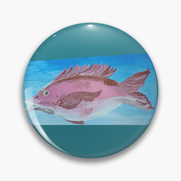 Item preview, Red snapper fish painted snapper different colors designed and sold by vibeno1.