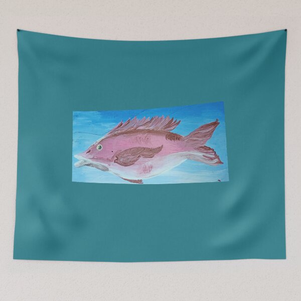 Item preview, Red snapper fish painted snapper different colors designed and sold by vibeno1.