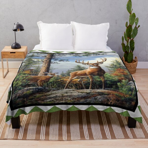 Item preview, Deer Hunting design . Pretty Deer and Fawn Autumn Leaves Baby   designed and sold by BAYIDESIGNER.