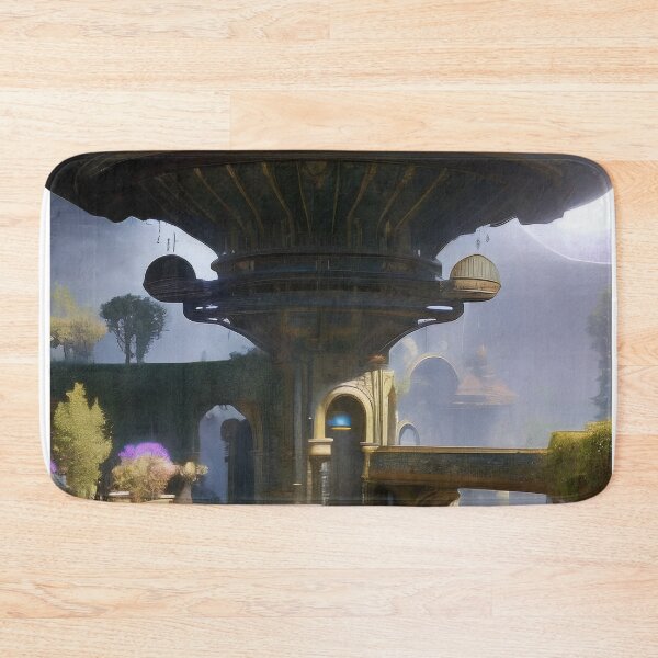 Item preview, Parnassus Bright Fantasy Moonlit Palace Castle designed and sold by entwithanaxe.