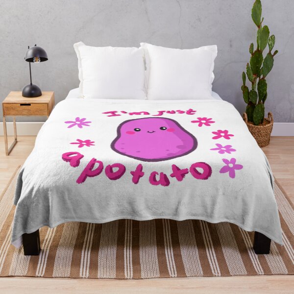 Item preview, I'm just a potato designed and sold by pinkyfish1010.
